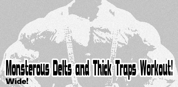 Monsterous Delts and Thick Traps Workout #1